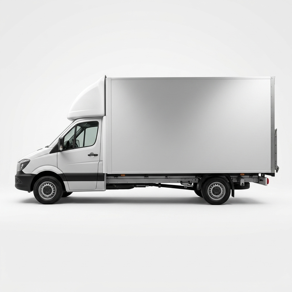 Rent White Mercedes Sprinter Luton Tail Lift Van